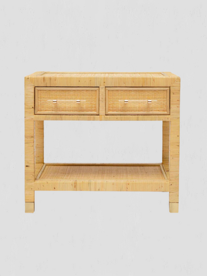 Amara Natural Rattan Nightstand