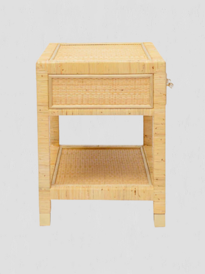Amara Natural Rattan Nightstand