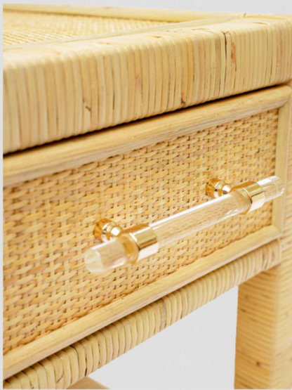 Amara Natural Rattan Nightstand