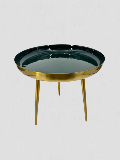 Danish Enamel Petrol Drinks Table Large