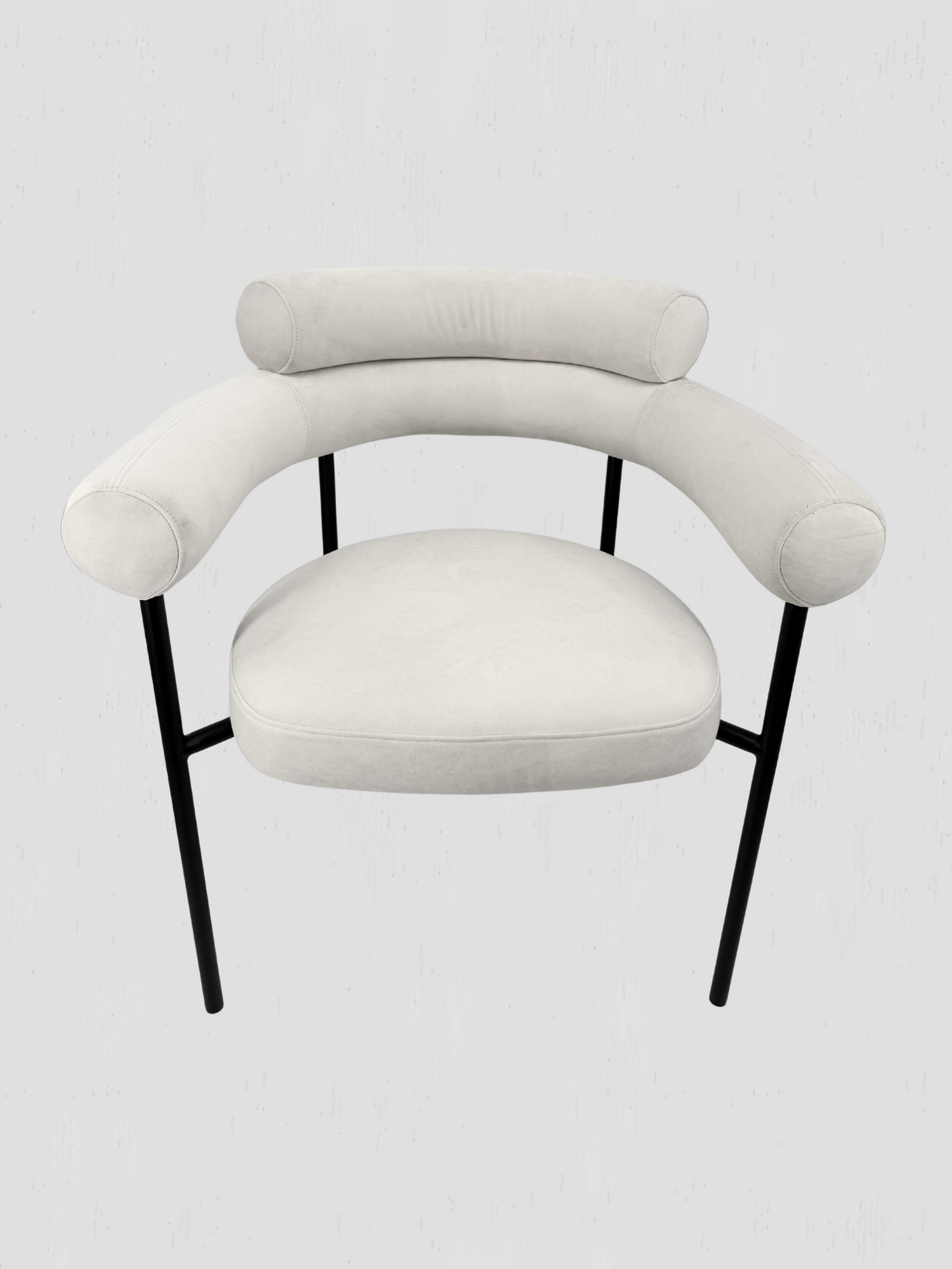 Portia Dining Chair White Velour