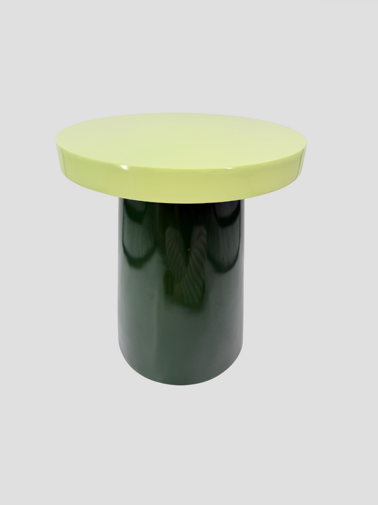Large Porcini Green Round Table