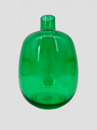 Bryson Green Glass Vase Medium
