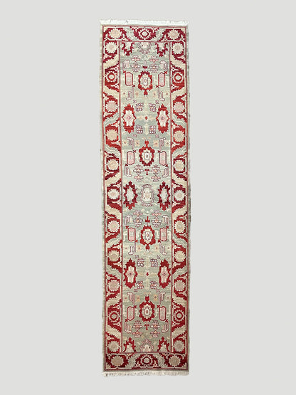 Turkish Runner - Orange/Red with Cream Field
