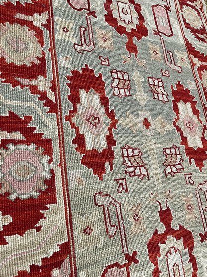 Turkish Runner - Orange/Red with Cream Field