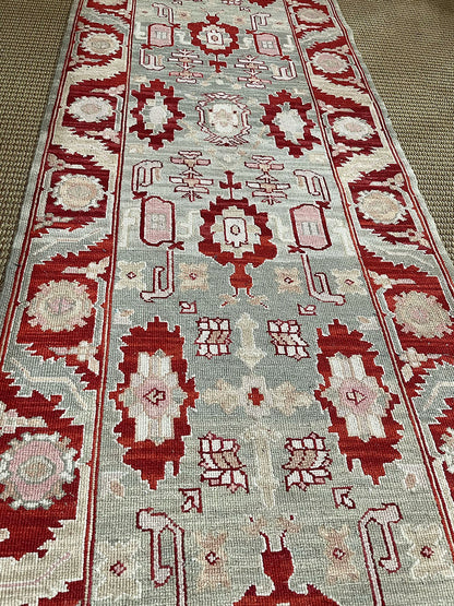 Turkish Runner - Orange/Red with Cream Field