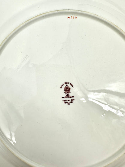 Vintage Royal Crown Derby for Tiffany & Co. Dinner Plates - Set of 12