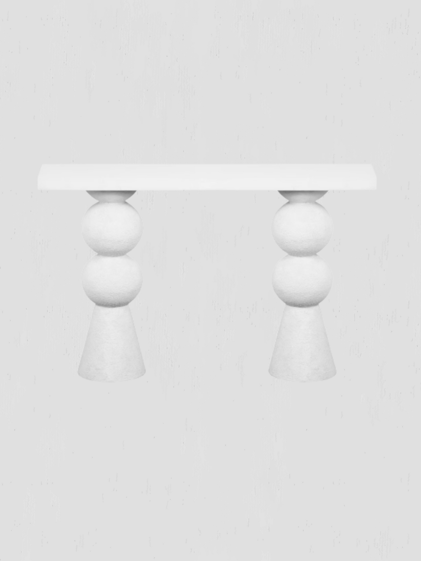 Lupita White Console Table