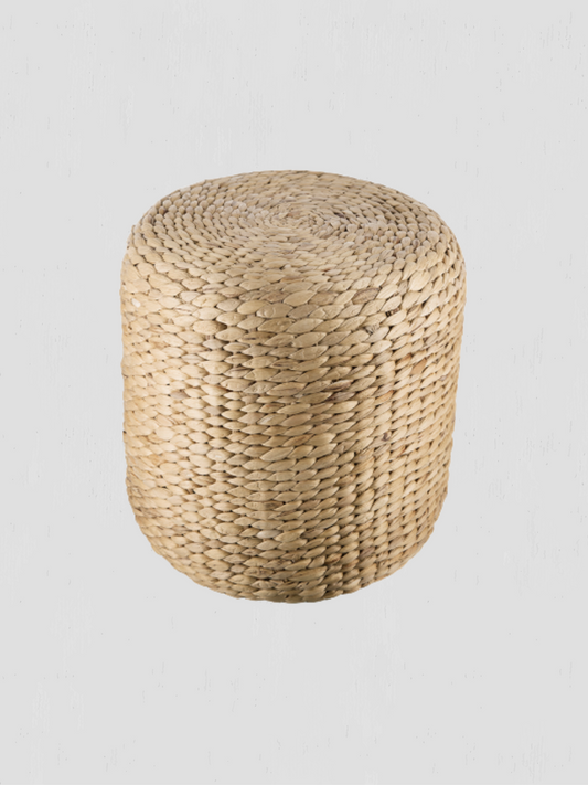Woven Water Hyacinth Stool