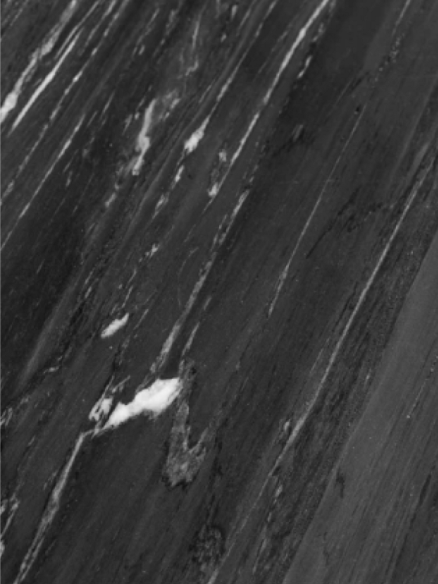 I Beam Black Marble Side Table