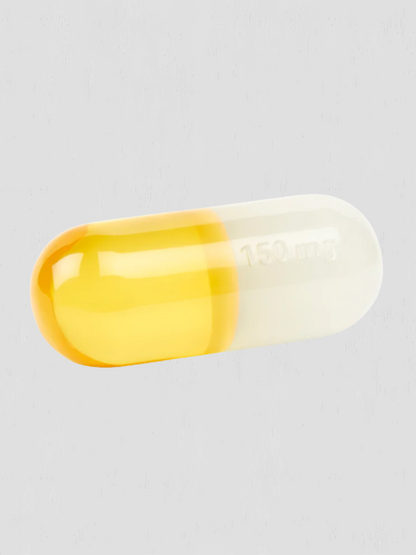 Jonathan Adler Small Acrylic Pill Yellow