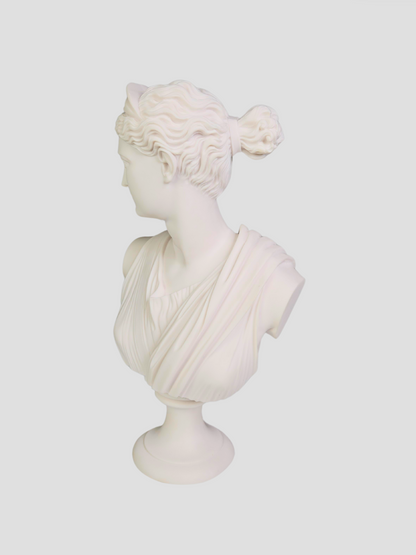 Handmade Artemis Cast Marble Bust