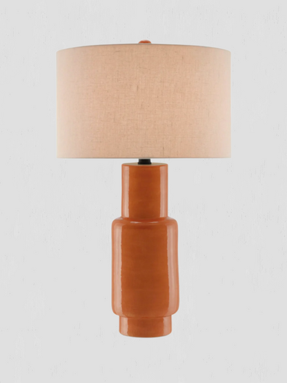 Janeen Orange Terracotta Table Lamp