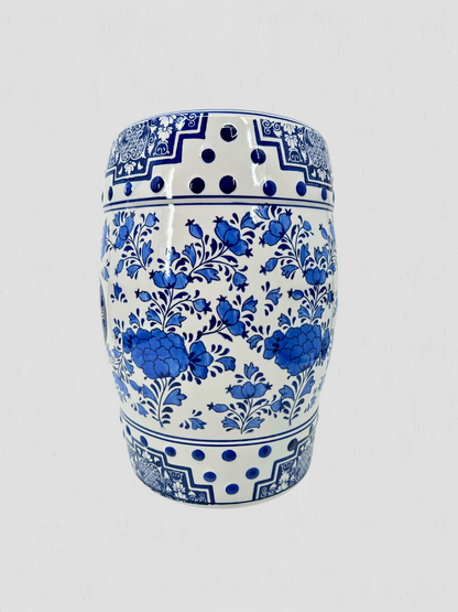 Chinoiserie Ceramic Garden Stool