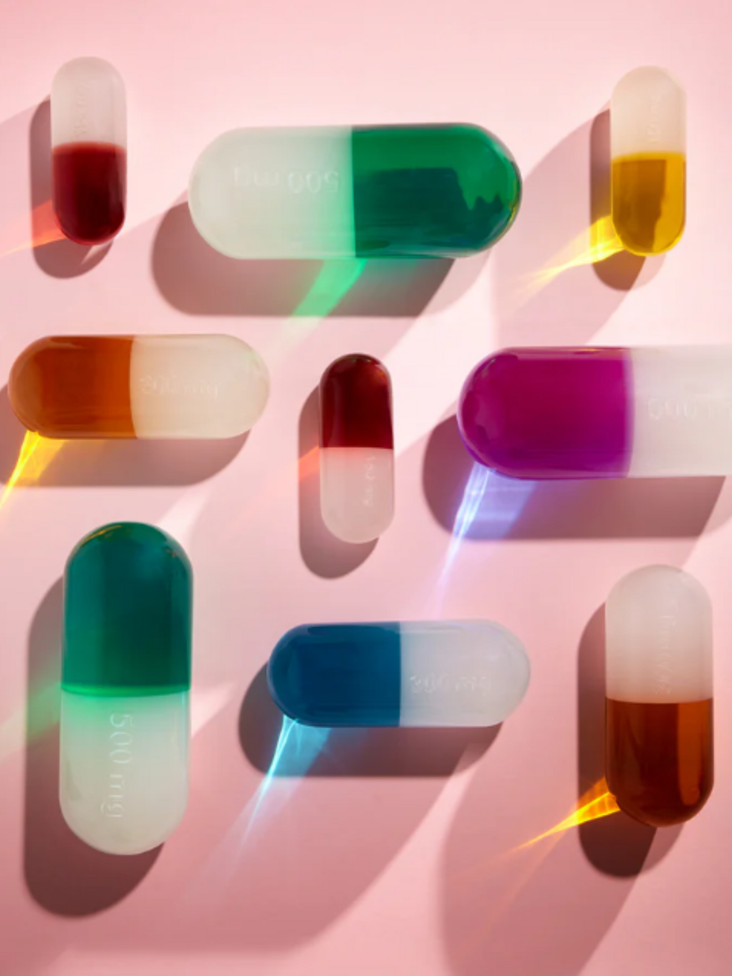 Jonathan Adler Large Acrylic Pill Green